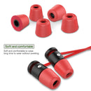 6 Pairs New Bee NB-M1 Slow Rebound Memory Foam Ear Caps with Storage Box, Suitable for 5mm-7mm Earphone Plugs(Red)