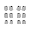 6 Pairs New Bee NB-M1 Slow Rebound Memory Foam Ear Caps with Storage Box, Suitable for 5mm-7mm Earphone Plugs(Grey)