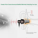 6 Pairs New Bee NB-M1 Slow Rebound Memory Foam Ear Caps with Storage Box, Suitable for 5mm-7mm Earphone Plugs(Grey)