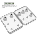 6 Pairs New Bee NB-M1 Slow Rebound Memory Foam Ear Caps with Storage Box, Suitable for 5mm-7mm Earphone Plugs(Grey)