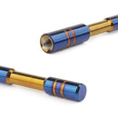 Car Modified Aluminum Signal Antenna Aerial(Roasted Gold)