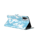 For Xiaomi Redmi Note 10 Pro / Note 10 Pro Max Cloud Fog Pattern Horizontal Flip Leather Case with Holder & Card Slot & Wallet(Sky Blue)