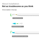 10 PCS Paperfeel Flim Mute Nib Protective Case for Apple Pencil 1 / 2(White)