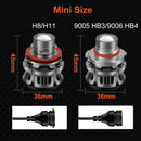 2 PCS XT7 9006 DC9-20V 18W 2200LM 6000K Projector Light Fog Light LED Lens with SMD-3570 Lamp
