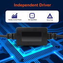 2 PCS XT7 9006 DC9-20V 18W 2200LM 6000K Projector Light Fog Light LED Lens with SMD-3570 Lamp
