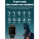 F30 1.54 inch TFT Touch Screen IP67 Waterproof Smart Watch, Support Sleep Monitoring / Heart Rate Monitoring / Music Playing / Women Menstrual Cycle Reminder(Black)