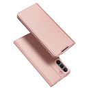 For Samsung Galaxy S21 FE DUX DUCIS Skin Pro Series Horizontal Flip PU + TPU Leather Case with Holder & Card Slots