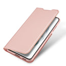 For Samsung Galaxy S21 FE DUX DUCIS Skin Pro Series Horizontal Flip PU + TPU Leather Case with Holder & Card Slots
