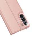 For Samsung Galaxy S21 FE DUX DUCIS Skin Pro Series Horizontal Flip PU + TPU Leather Case with Holder & Card Slots