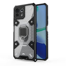 For Xiaomi Mi 11 Lite Space PC+TPU Shockproof Case with Ring Holder(White)