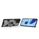 For Xiaomi Mi 11 Lite Space PC+TPU Shockproof Case with Ring Holder(White)