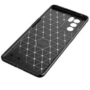 For OPPO Reno6 Pro 5G Carbon Fiber Texture Shockproof TPU Case(Brown)