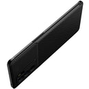 For OPPO Reno6 Pro 5G Carbon Fiber Texture Shockproof TPU Case(Brown)