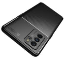 For OPPO Reno6 Pro 5G Carbon Fiber Texture Shockproof TPU Case(Brown)