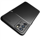 For OPPO Reno6 5G Carbon Fiber Texture Shockproof TPU Case(Brown)