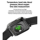 F60 1.7 inch TFT Touch Screen IP68 Waterproof Smart Watch, Support Body Temperature Monitoring / Heart Rate Monitoring / Blood Pressure Monitoring(Blue)