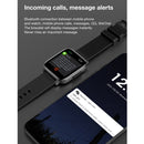 F60 1.7 inch TFT Touch Screen IP68 Waterproof Smart Watch, Support Body Temperature Monitoring / Heart Rate Monitoring / Blood Pressure Monitoring(Black)