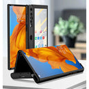 For Huawei Mate Xs GKK Foldable Protective Leather Case + Screen Protector with Holder(Carbon Fiber)
