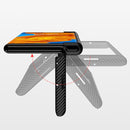For Huawei Mate Xs GKK Foldable Protective Leather Case + Screen Protector with Holder(Fine Oblique Texture)