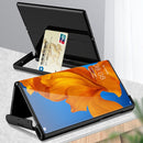 For Huawei Mate Xs GKK Foldable Protective Leather Case + Screen Protector with Holder(Carbon Fiber)