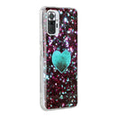 For Xiaomi Redmi Note 10 Pro Marble Pattern Soft TPU Protective Case(Green Love)