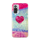 For Xiaomi Redmi Note 10 Pro Marble Pattern Soft TPU Protective Case(Red Love)