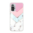 For Xiaomi Redmi Note 10 Pro Marble Pattern Soft TPU Protective Case(Tricolor)