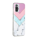 For Xiaomi Redmi Note 10 Pro Marble Pattern Soft TPU Protective Case(Tricolor)