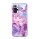 For Xiaomi Redmi Note 10 Pro Marble Pattern Soft TPU Protective Case(Purple)