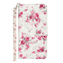 For Samsung Galaxy A32 4G 3D Pattern Horizontal Flip PU Leather Case with Holder & Card Slots & Wallet(Rose Flower)
