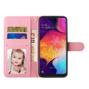 For Samsung Galaxy A32 4G 3D Pattern Horizontal Flip PU Leather Case with Holder & Card Slots & Wallet(Rose Flower)