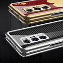 For Xiaomi Mi Mix Fold GKK Electroplating Painted Glass Phone Case(Lion)
