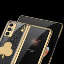 For Xiaomi Mi Mix Fold GKK Electroplating Painted Glass Phone Case(Lion)