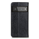 For Google Pixel 6 Pro Magnetic Crazy Horse Texture Horizontal Flip Leather Case with Holder & Card Slots & Wallet(Black)