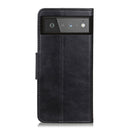 For Google Pixel 6 Mirren Crazy Horse Texture Horizontal Flip Leather Case with Holder & Card Slots & Wallet(Black)