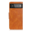 For Google Pixel 6 Mirren Crazy Horse Texture Horizontal Flip Leather Case with Holder & Card Slots & Wallet(Brown)