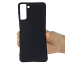 For Samsung Galaxy S21 FE 5G Pure Color Liquid Silicone Shockproof Full Coverage Case(Black)