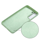 For Samsung Galaxy S21 FE 5G Pure Color Liquid Silicone Shockproof Full Coverage Case(Green)
