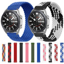 For Garmin Vivoactive 3 Adjustable Nylon Braided Elasticity Watch Band, Size:155mm(Rainbow)