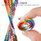 For Huawei Watch 3 / 3 Pro Adjustable Nylon Braided Elasticity Watch Band, Size:135mm(Rainbow)