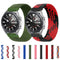 For Huawei Watch 3 / 3 Pro Adjustable Nylon Braided Elasticity Watch Band, Size:135mm(Red White)