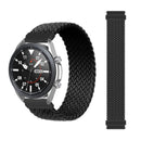 For Huawei Watch 3 / 3 Pro Adjustable Nylon Braided Elasticity Watch Band, Size:155mm(Black)