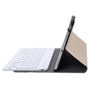 A220 Splittable Bluetooth Keyboard Leather Tablet Case for Samsung Galaxy Tab A7 Lite 8.7 T220 / T225, with Holder & Elastic Band Function(Gold)