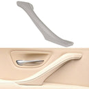 Car Leather Right Side Inner Door Handle Assembly 51417225854 for BMW 5 Series F10 / F18 2011-2017(Grey)