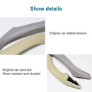 Car Leather Right Side Inner Door Handle Assembly 51417225854 for BMW 5 Series F10 / F18 2011-2017(Grey)