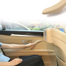 Car Leather Right Side Inner Door Handle Assembly 51417225854 for BMW 5 Series F10 / F18 2011-2017(Mocha)