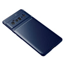 For Google Pixel 6 Pro Carbon Fiber Texture Shockproof TPU Case(Blue)