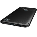 For OPPO Realme C21 Carbon Fiber Texture Shockproof TPU Case(Black)