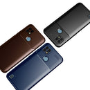 For OPPO Realme C21 Carbon Fiber Texture Shockproof TPU Case(Blue)