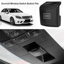 Car Sunroof Switch Button Dome Light Button for Mercedes-Benz W204 / X204 2008-2015(Black)